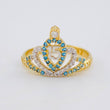 Anillo Corona Quinces 2.75 g / T6 1/4 Oro Amarillo 18K