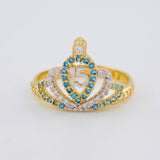 Anillo Corona Quinces 2.75 g / T6 1/4 Oro Amarillo 18K