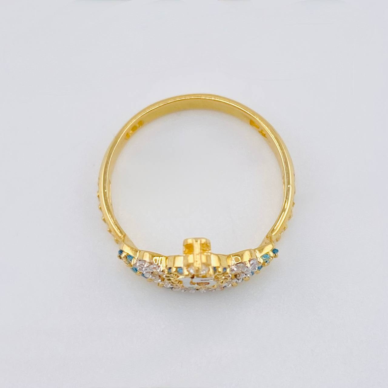 Anillo Corona Quinces 2.75 g / T6 1/4 Oro Amarillo 18K