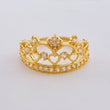 Crown Hearts Ring 2.9 g / T6 1/4 18K Yellow Gold