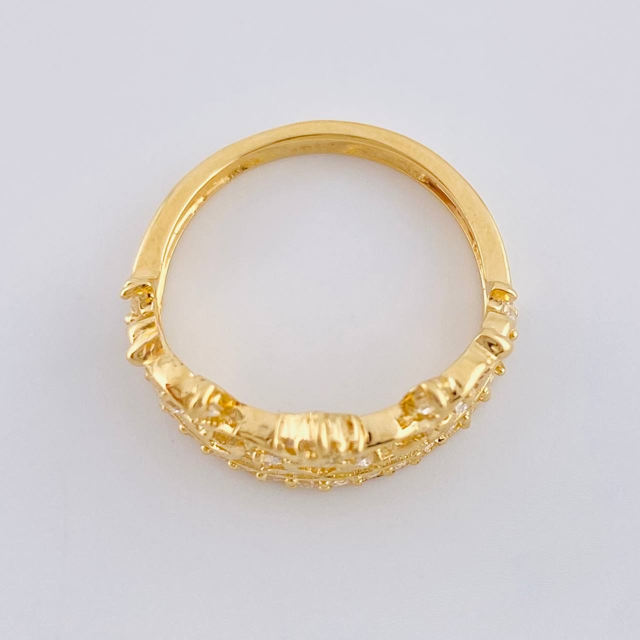 Crown Hearts Ring 2.9 g / T6 1/4 18K Yellow Gold