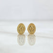 Stud Earrings Virgin Milagrosa 0.55gr / 18K Gold *