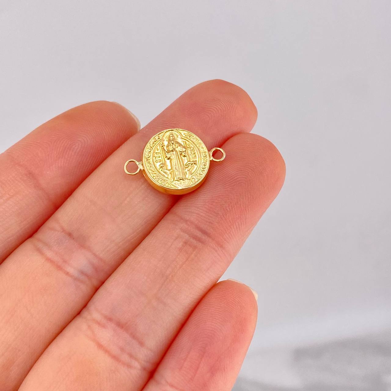 Herraje San Benito 0.95g / 3/4 in Oro Amarillo 18K
