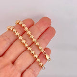 Diamond Cut Military Chain Half Moon 24.1g / 20 in / 5mm 18K Rose Gold