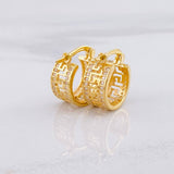 Candongas Tribal 4.85g / 3/4 in Oro Amarillo 18K
