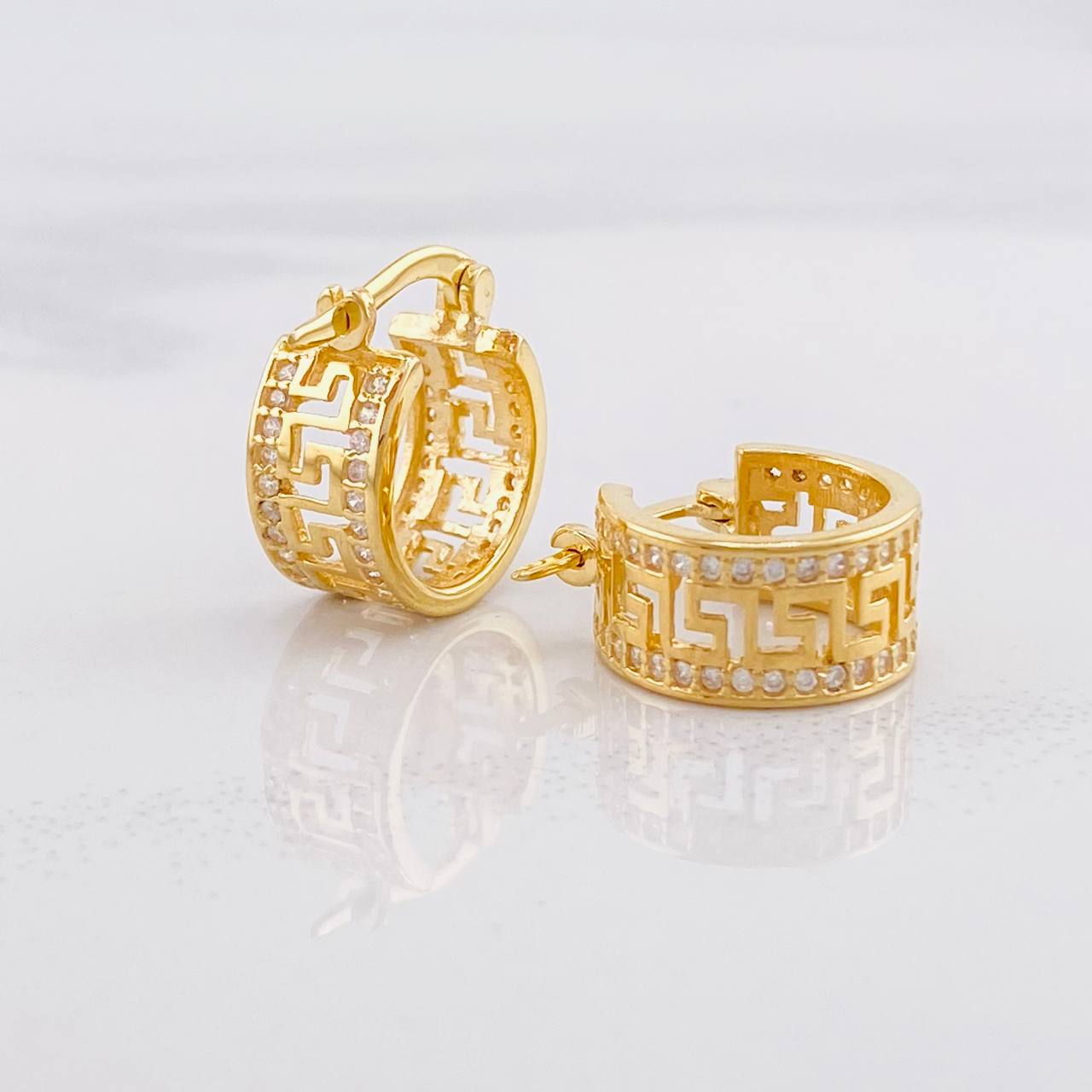 Candongas Tribal 4.85g / 3/4 in Oro Amarillo 18K