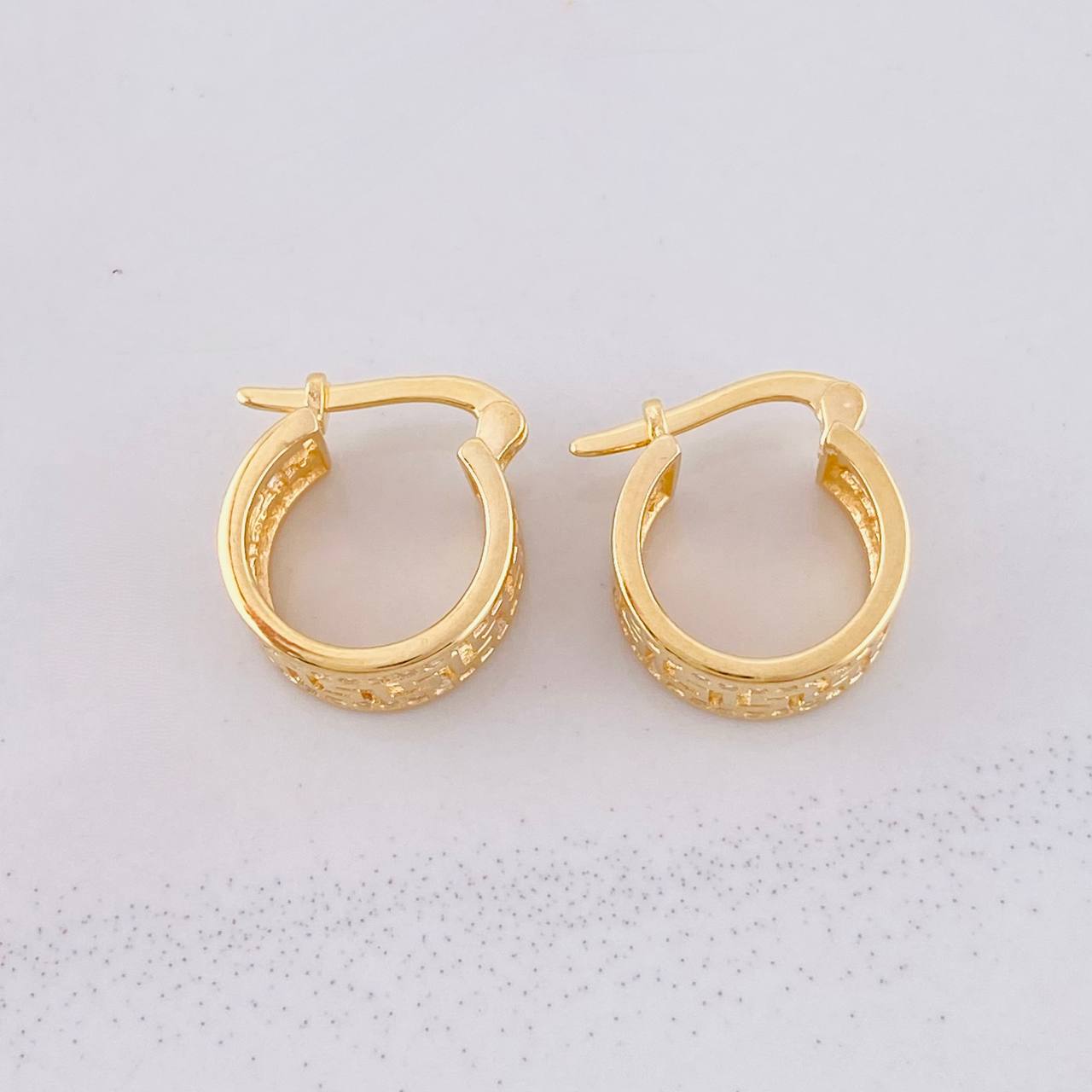 Candongas Tribal 4.85g / 3/4 in Oro Amarillo 18K