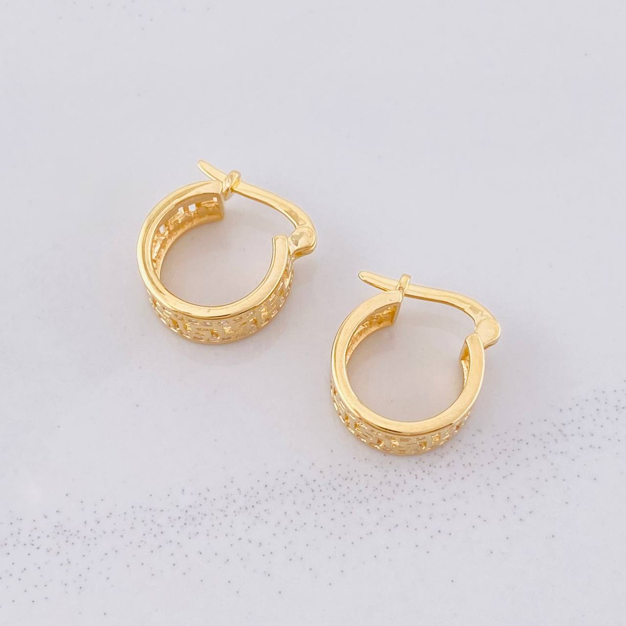 Candongas Tribal 4.85g / 3/4 in Oro Amarillo 18K