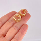 Candongas Tribal 4.85g / 3/4 in Oro Amarillo 18K
