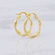 Candongas Nilo 1.25g / 3/4 in Oro Amarillo 18K