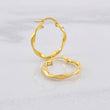 Hoop Earrings Nilo 1.25g / 3/4 in 18K Yellow Gold