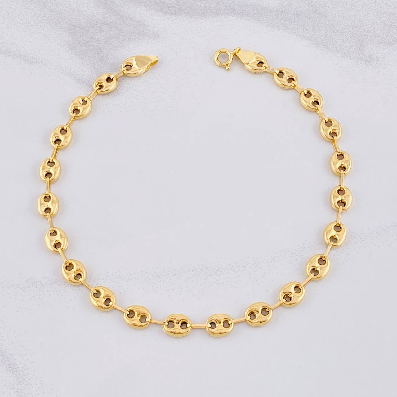 Tobillera GC 6.65g / 10 1/4 in / 6.5mm Oro Amarillo 18K