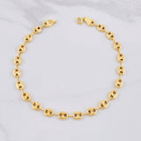 Tobillera GC 6.65g / 10 1/4 in / 6.5mm Oro Amarillo 18K