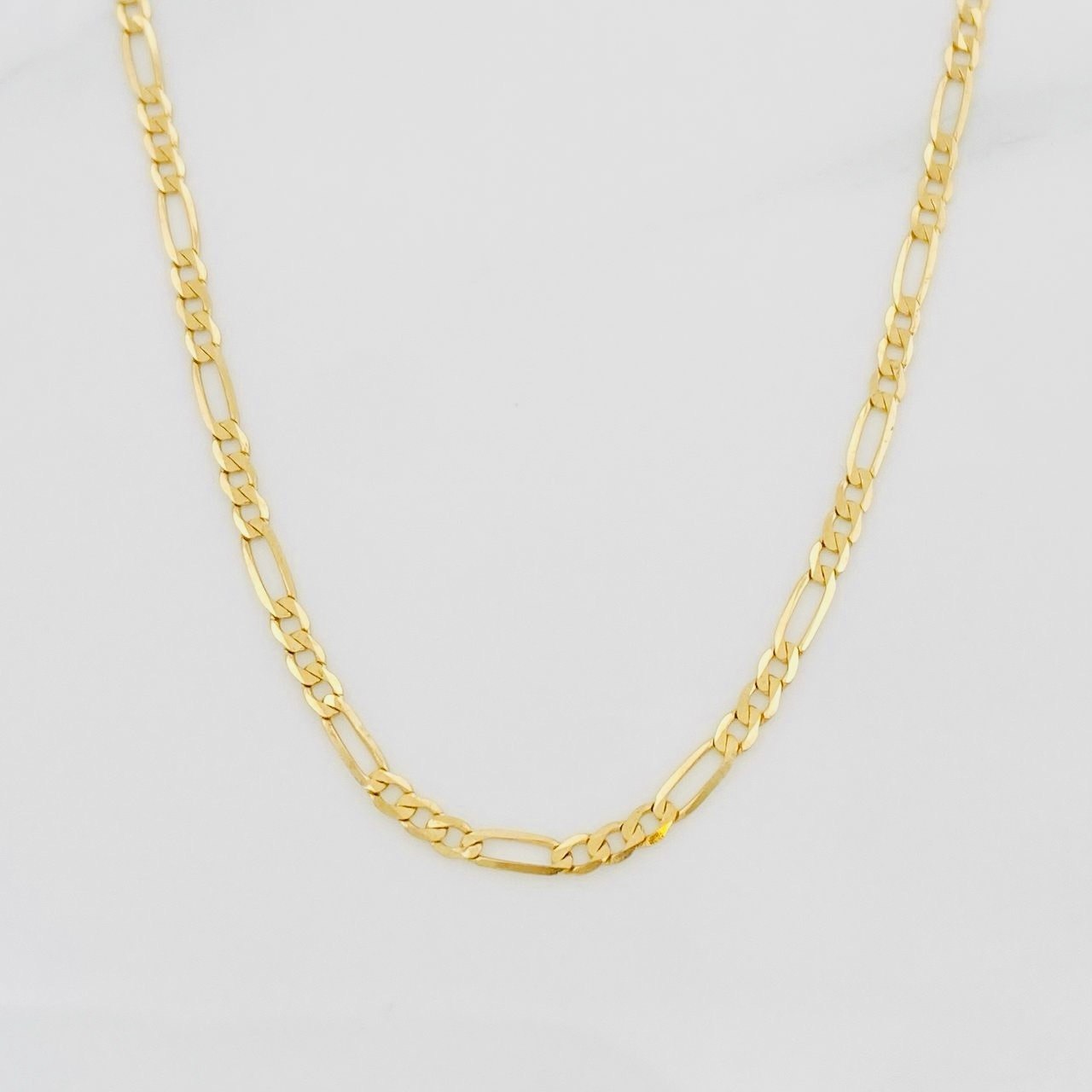 Cadena Fígaro 3.1g / 20 in / 1.9mm Oro Amarillo 18K