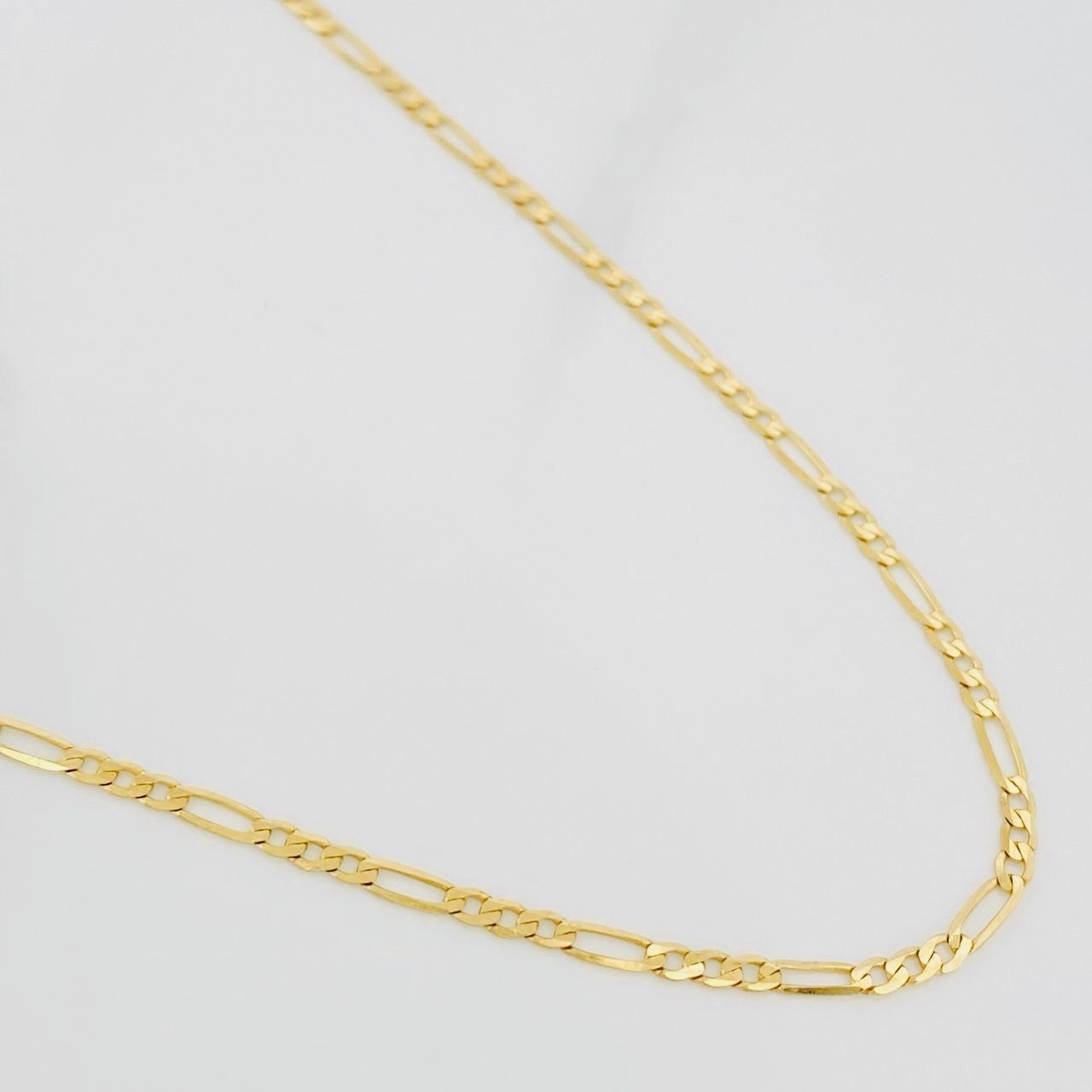 Cadena Fígaro 3.1g / 20 in / 1.9mm Oro Amarillo 18K