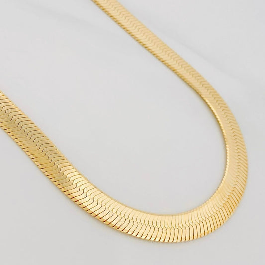 Herringbone Chain 24.2g / 18 in / 6.7mm Yellow Gold 18K