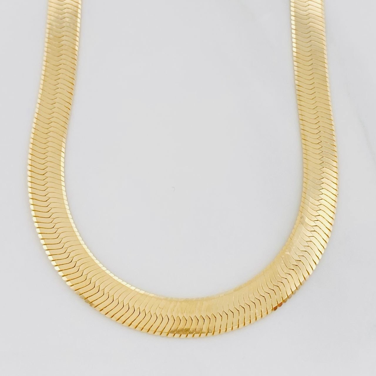 Cadena Espejo 24.2g / 18 in / 6.7mm Oro Amarillo 18K