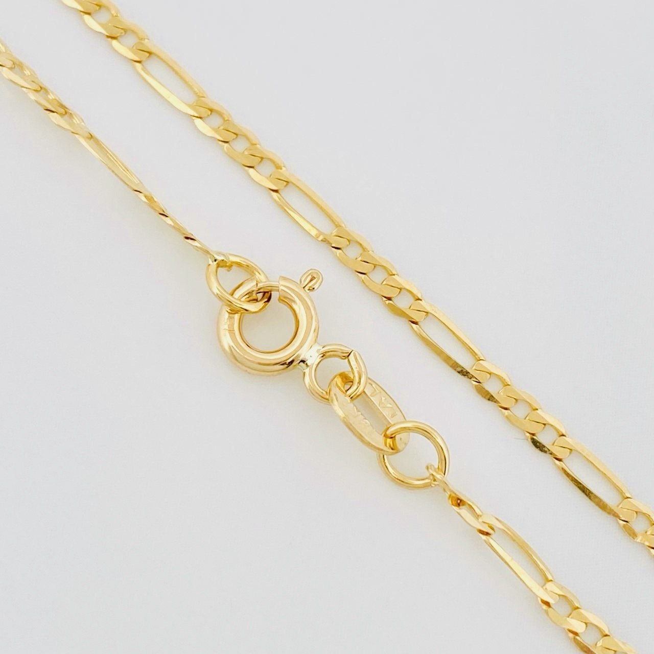 Cadena Fígaro 3.1g / 20 in / 1.9mm Oro Amarillo 18K