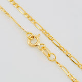 Cadena Fígaro 3.1g / 20 in / 1.9mm Oro Amarillo 18K