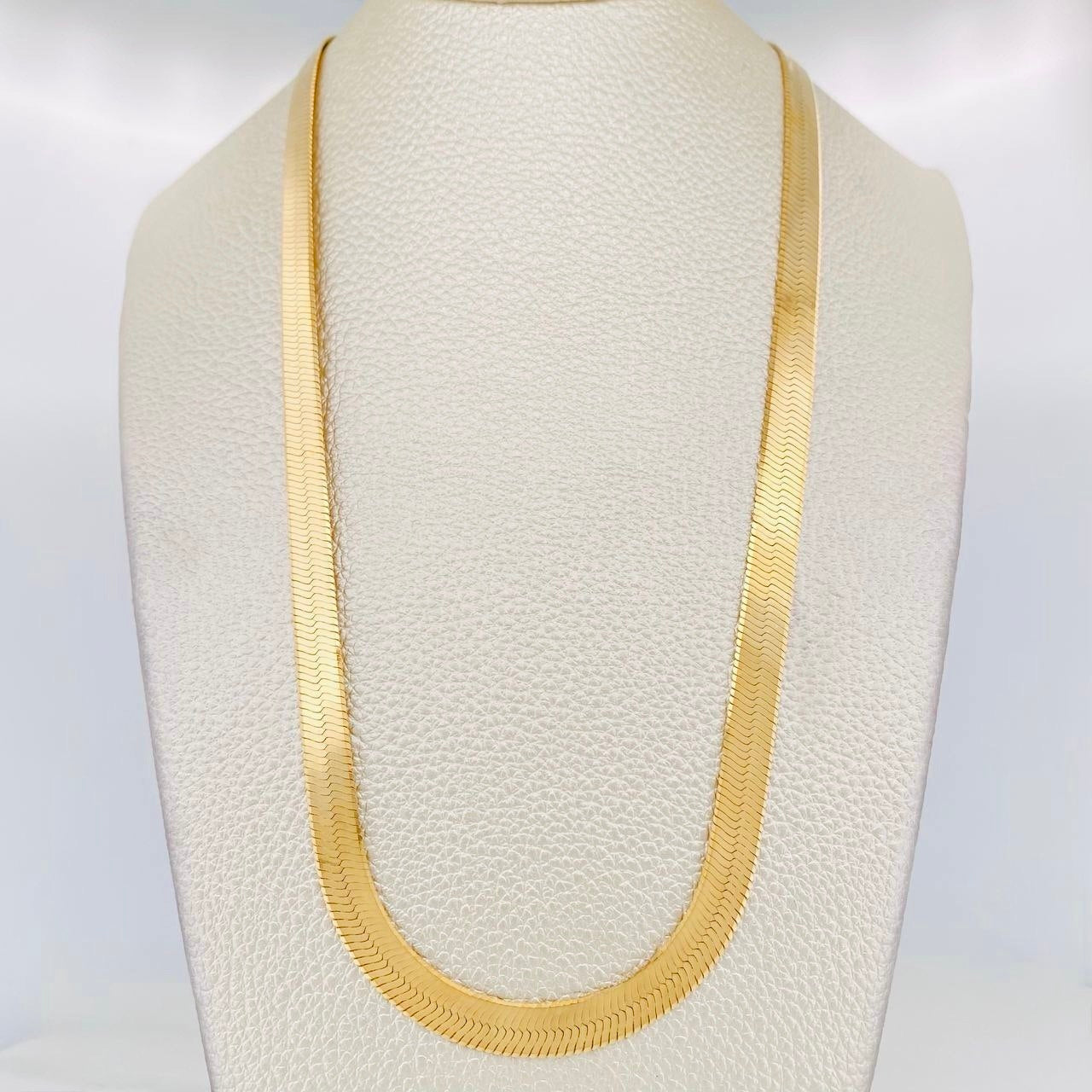 Cadena Espejo 24.2g / 18 in / 6.7mm Oro Amarillo 18K