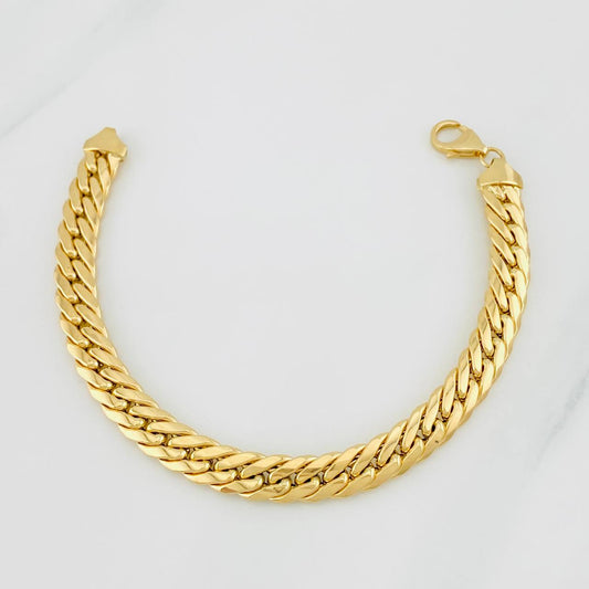 Pulso Serpiente 8.35g / 7 1/2 in / 7.5mm Oro Amarillo 18K