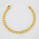 Pulso Cubano Infinito 7.85g / 7 in / 6.3mm Oro Amarillo 18K