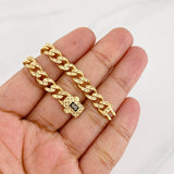 Pulso Cubano Infinito 7.85g / 7 in / 6.3mm Oro Amarillo 18K