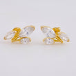 Topos Trio de Petalos 2.5g / in / 14.85mm Oro Amarillo 18K