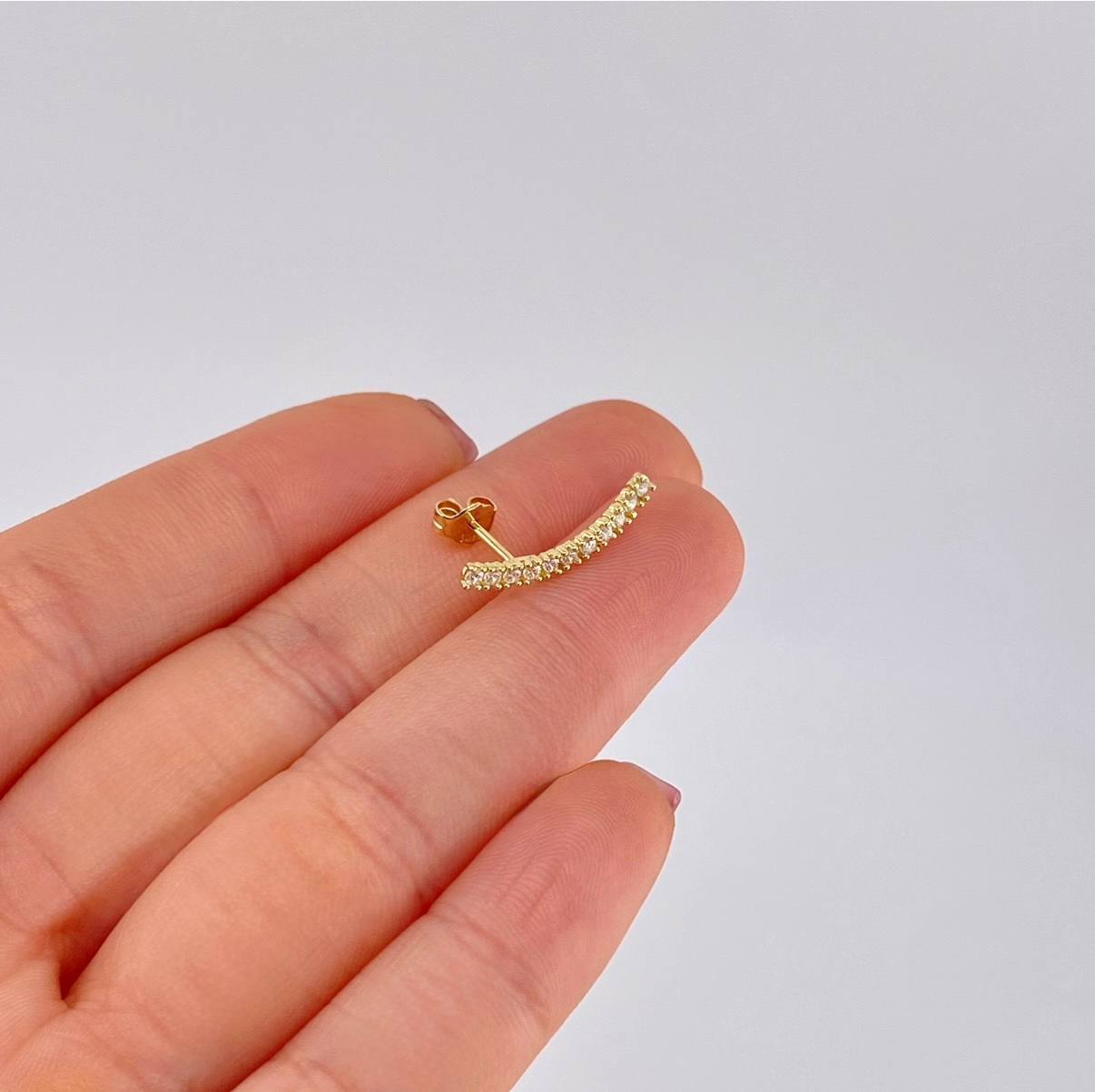 Half Arch Piercing 0.7g / 3/4 in 18K Yellow Gold