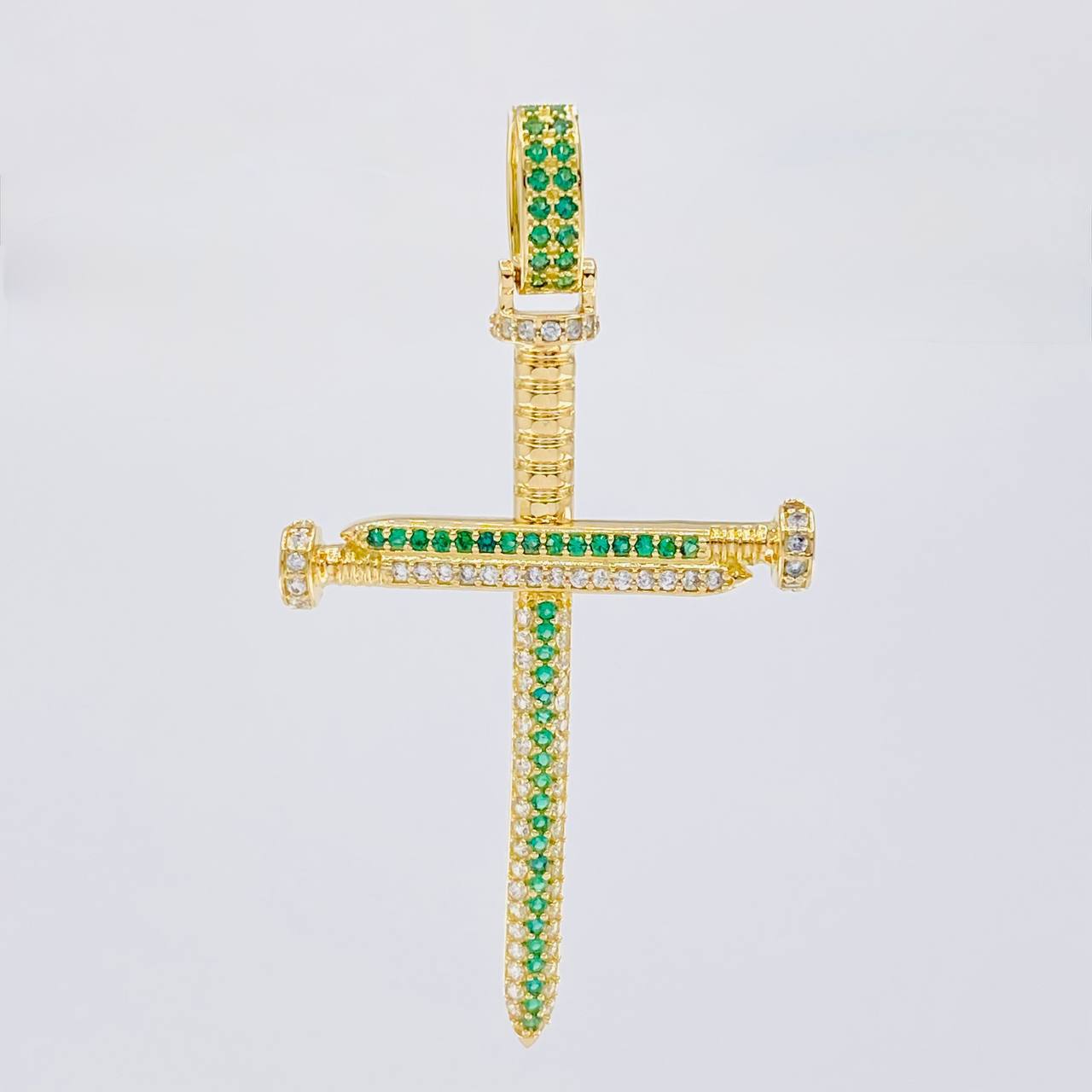 Dije Cruz Tornillos 7.95g / 2 1/2 in Oro Amarillo 18K
