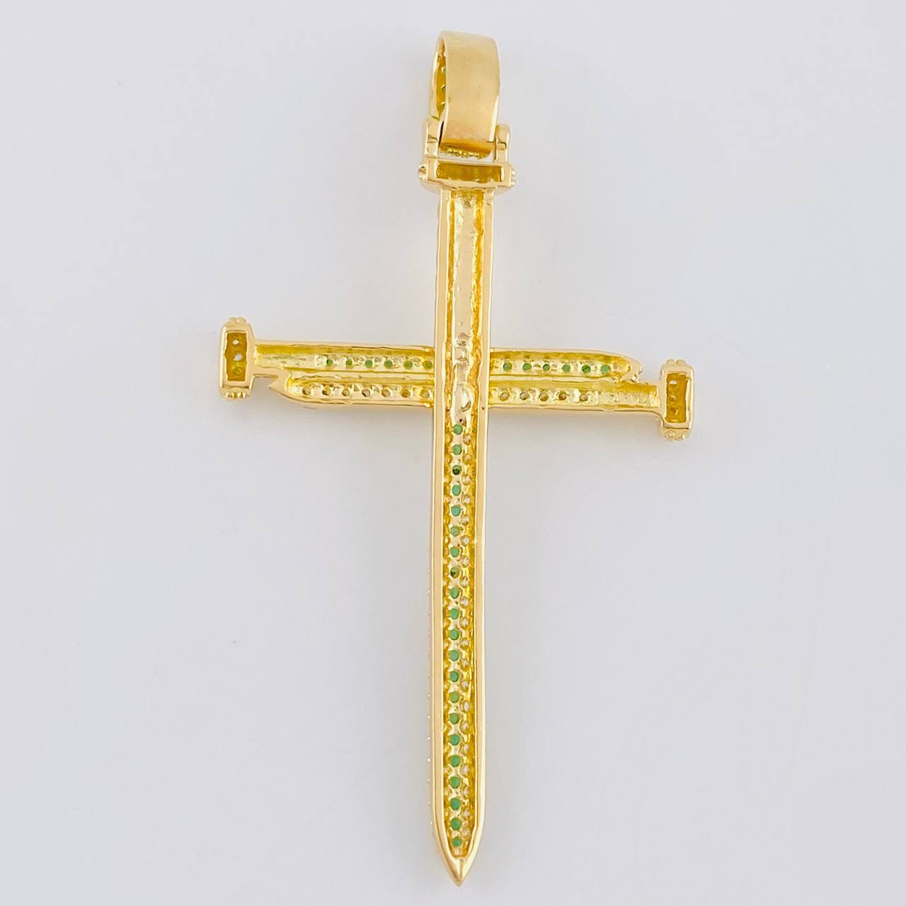Dije Cruz Tornillos 7.95g / 2 1/2 in Oro Amarillo 18K
