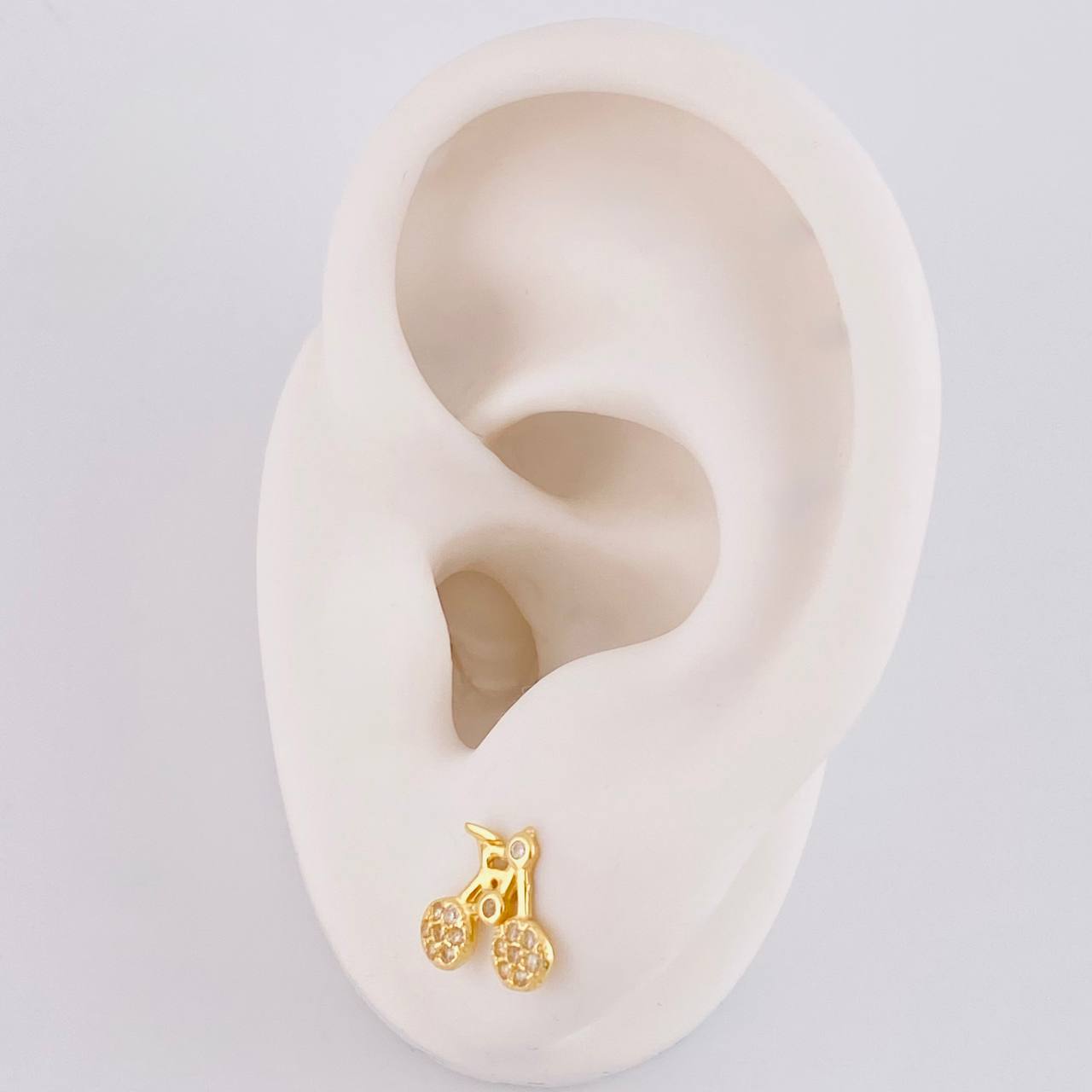 Topos Bicicleta 1.3g / in / 8.8mm Oro Amarillo 18K