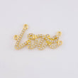 Herraje Love 2.2g / 1 in Oro Amarillo 18K