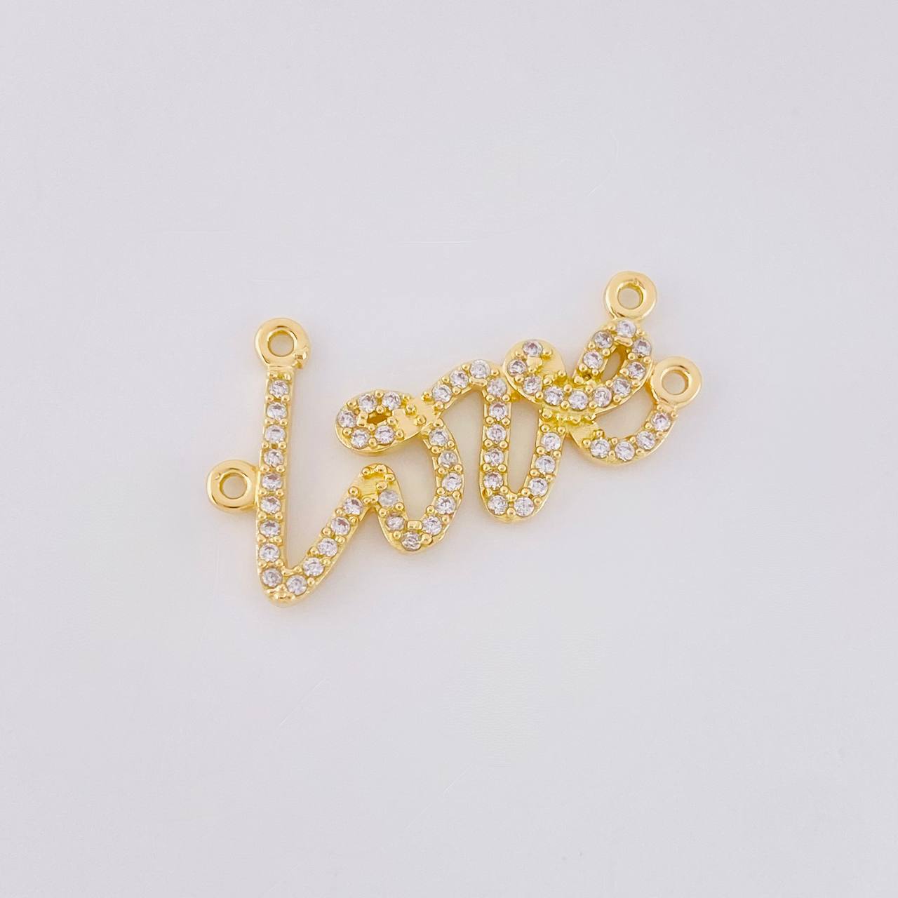 Herraje Love 2.2g / 1 in Oro Amarillo 18K