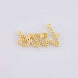 Herraje Love 2.2g / 1 in Oro Amarillo 18K