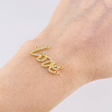 Herraje Love 2.2g / 1 in Oro Amarillo 18K