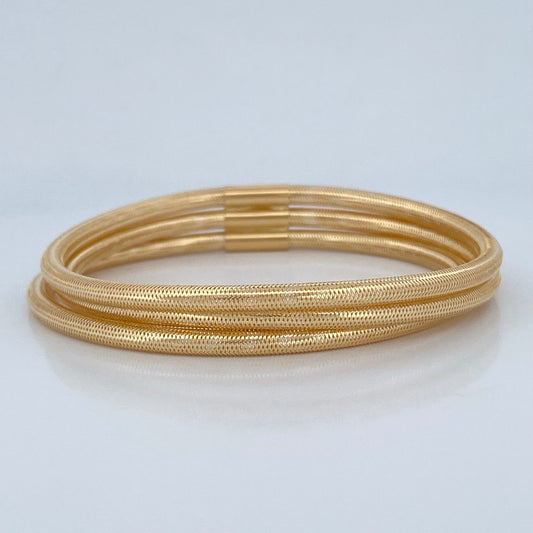 Bracelet 4.7gr / 7.3in-8.3in / +4 18K Gold &