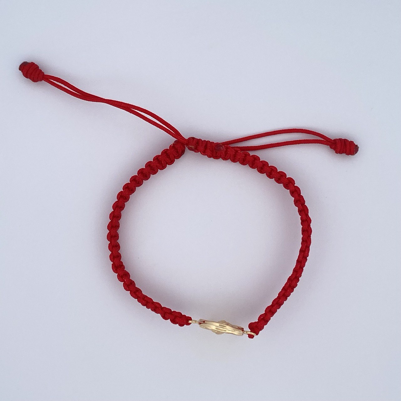 Red Horseshoe Horse Bracelet 1.2gr / 18K Gold &