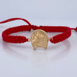Red Horseshoe Horse Bracelet 1.2gr / 18K Gold &