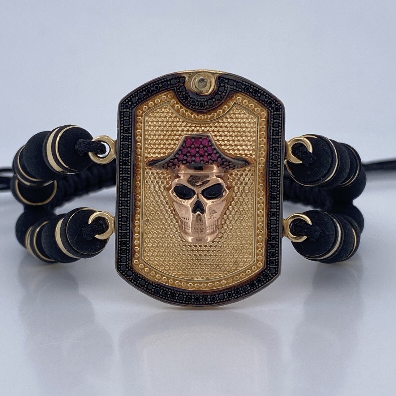 Black Pirate Bracelet 11gr / 18K Gold &
