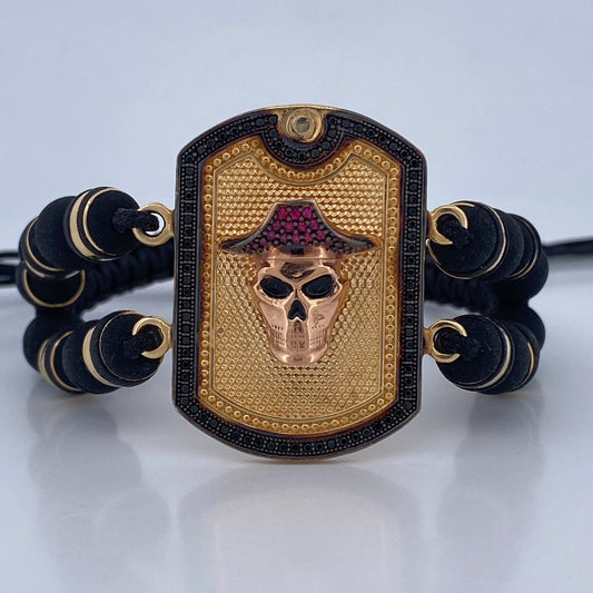 Black Pirate Bracelet 11gr / 18K Gold &