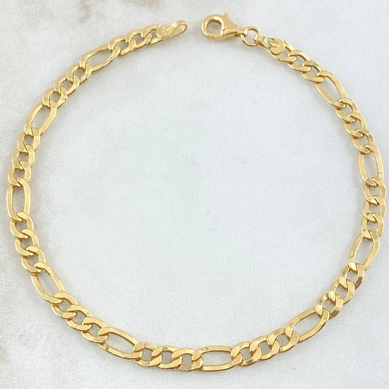 Figaro Bracelet 3.6gr / 7.9in / +0 18K Gold ©
