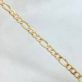 Figaro Bracelet 3.6gr / 7.9in / +0 18K Gold ©