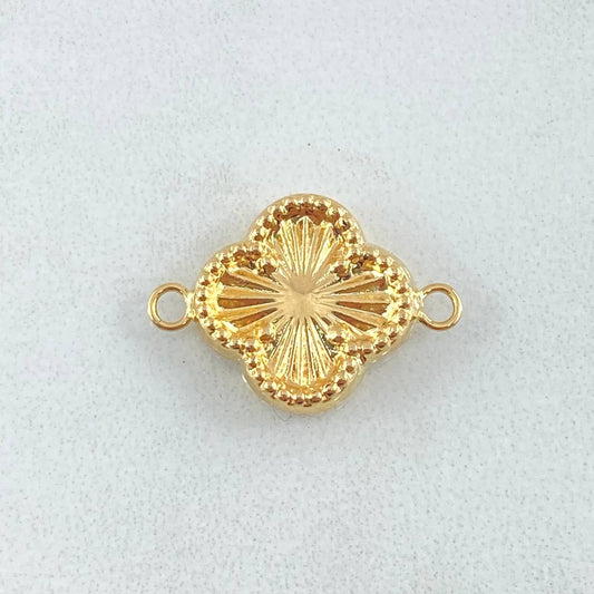 Herraje Trebol 0.85gr / 2cm / Oro 18K ©