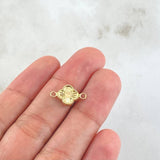 Herraje Trebol 0.4gr / 1.5cm / Oro 18K