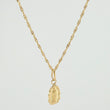 Set Cadena y Dije Singapur + Virgen Guadalupe 1.2gr / 15 3/4 in / 0.9mm Oro Amarillo 18K