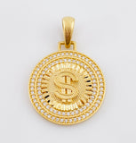 Dije Medalla Dólar 4.4gr / 1 1/4 in / Oro Amarillo 18K ©