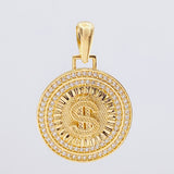 Dije Medalla Dólar 4.4gr / 1 1/4 in / Oro Amarillo 18K ©