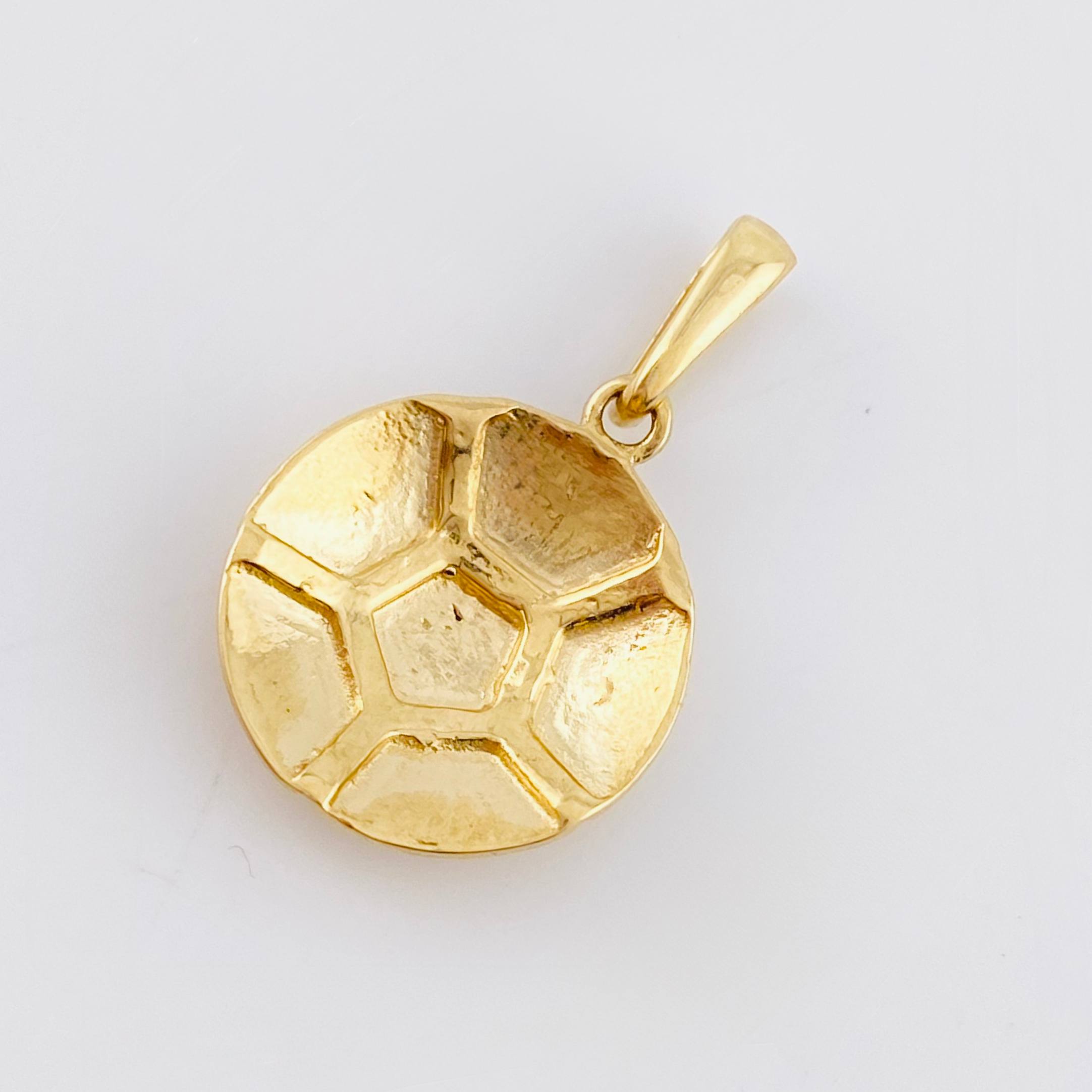Dije Balón 2.25gr / 1 in / Oro Amarillo 18K