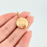 Dije Balón 2.2gr / 1 in / Oro Amarillo 18K